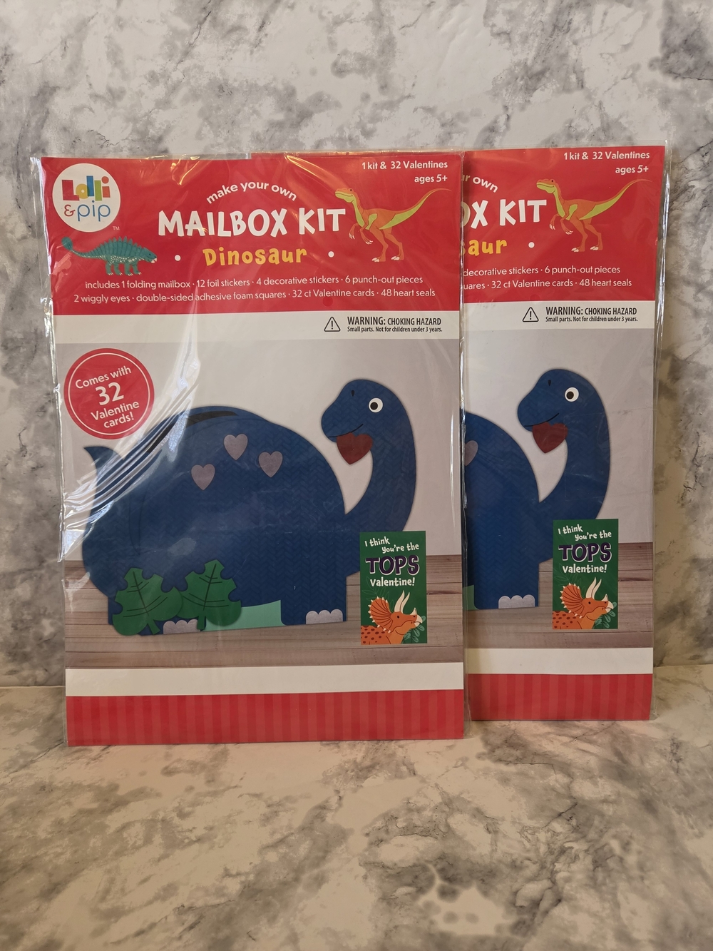 Blue Dinosaur Mailbox Craft Kit for Kids